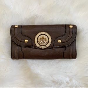 Juicy Couture Brown Leather Wallet